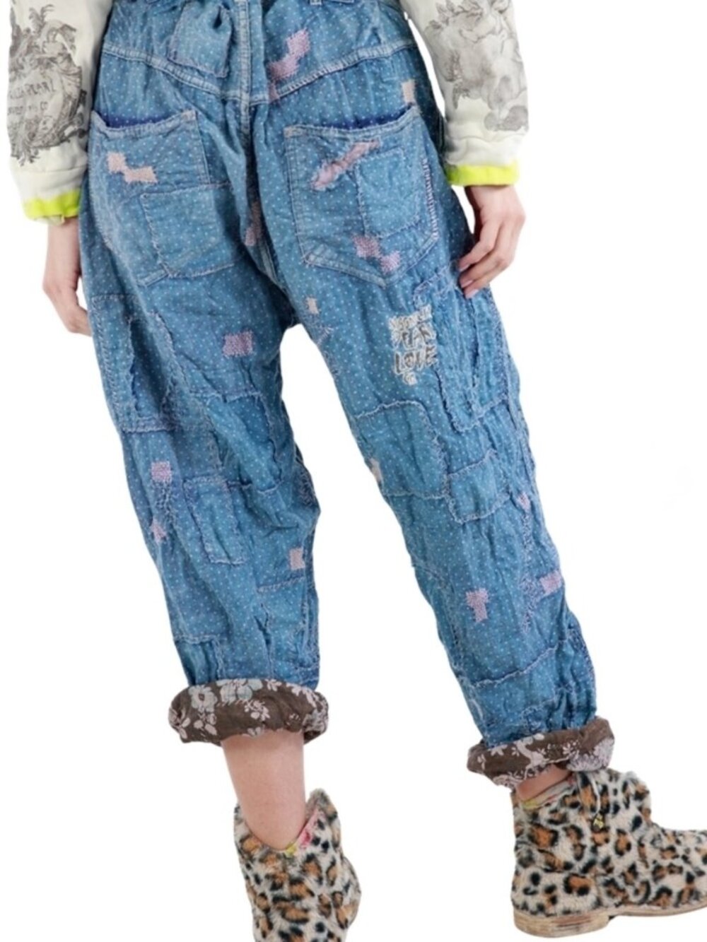 Magnolia Pearl Mini Dot Miner Pants - Picture 3 of 16